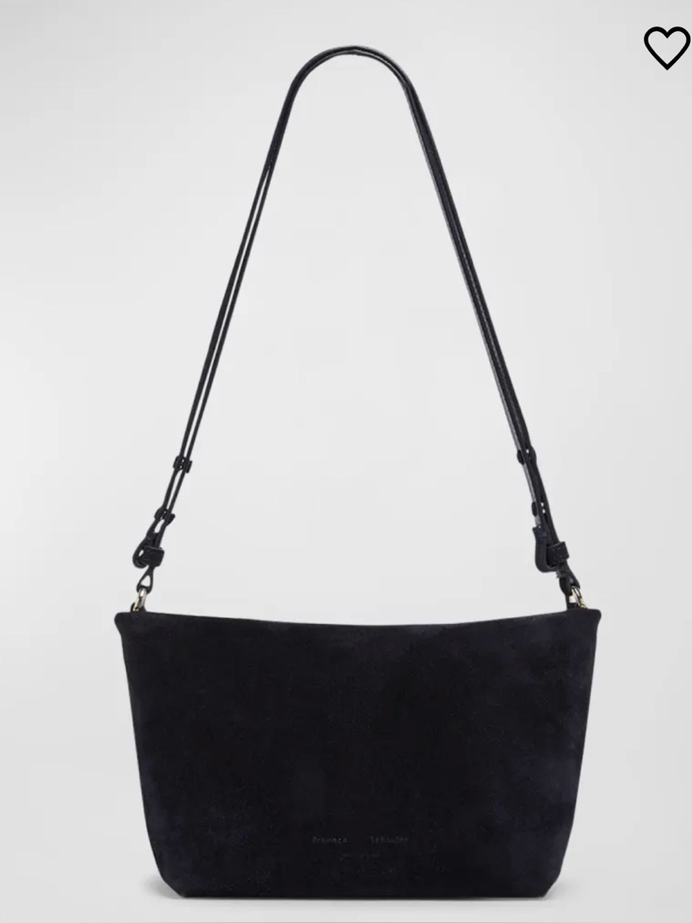 Proenza Schouler Bond Zip Suede Shoulder Bag